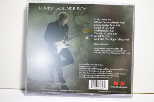 "Lonely Soldier Boy" Back Cover