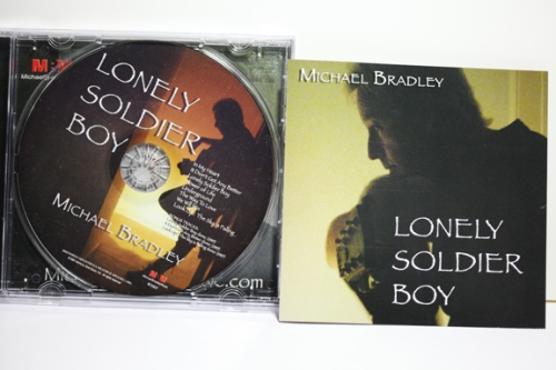 "Lonely Soldier Boy" CD and front cover insert